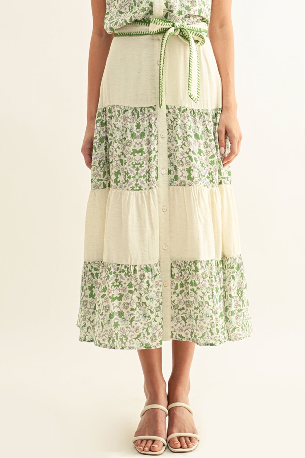 Adelyn RaeBlair Midi Skirt - Polish Boutique