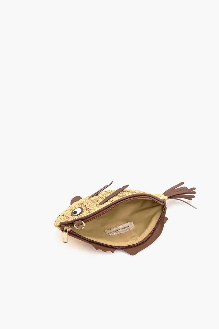 America & BeyondRaffia Fish Bag - Polish Boutique