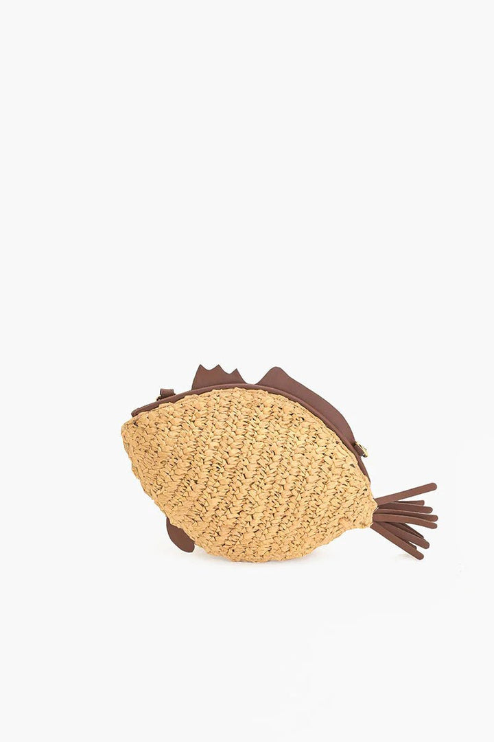America & BeyondRaffia Fish Bag - Polish Boutique