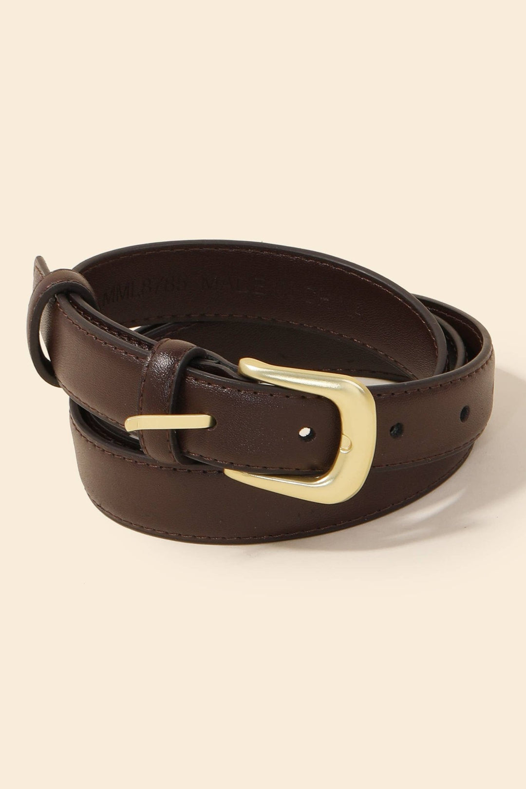 Anarchy StreetBrown Leather Belt - Polish Boutique