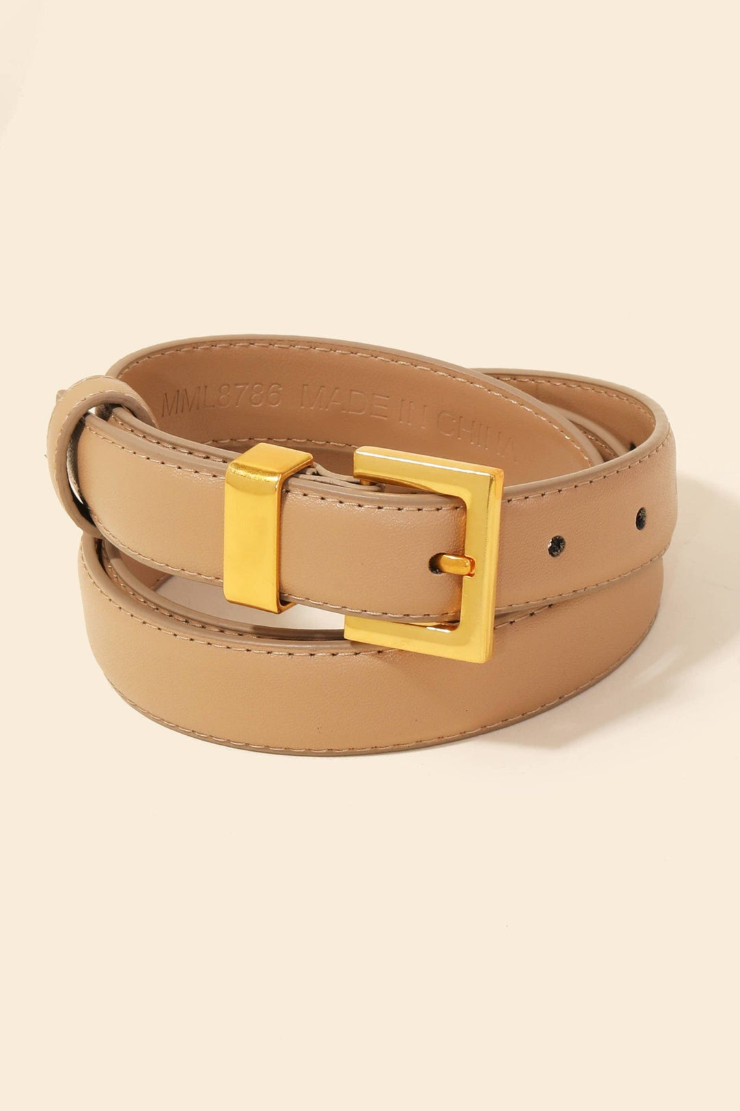 Anarchy StreetSquare Buckle Belt - Polish Boutique