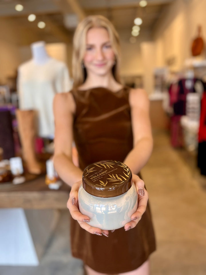 Capri BlueVolcano Candle, Autumn Glow - Polish Boutique