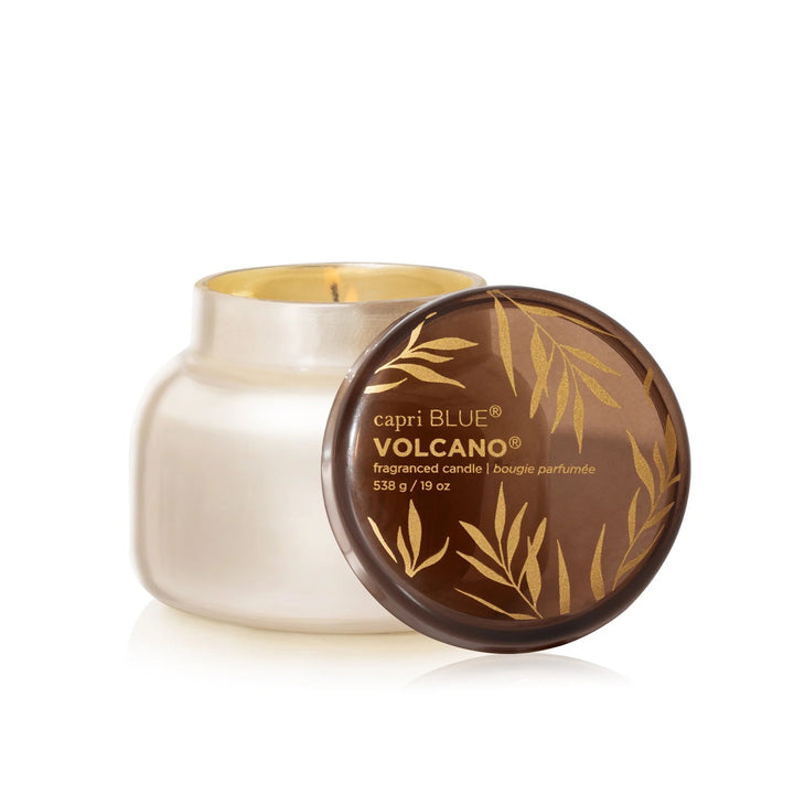 Capri BlueVolcano Candle, Autumn Glow - Polish Boutique