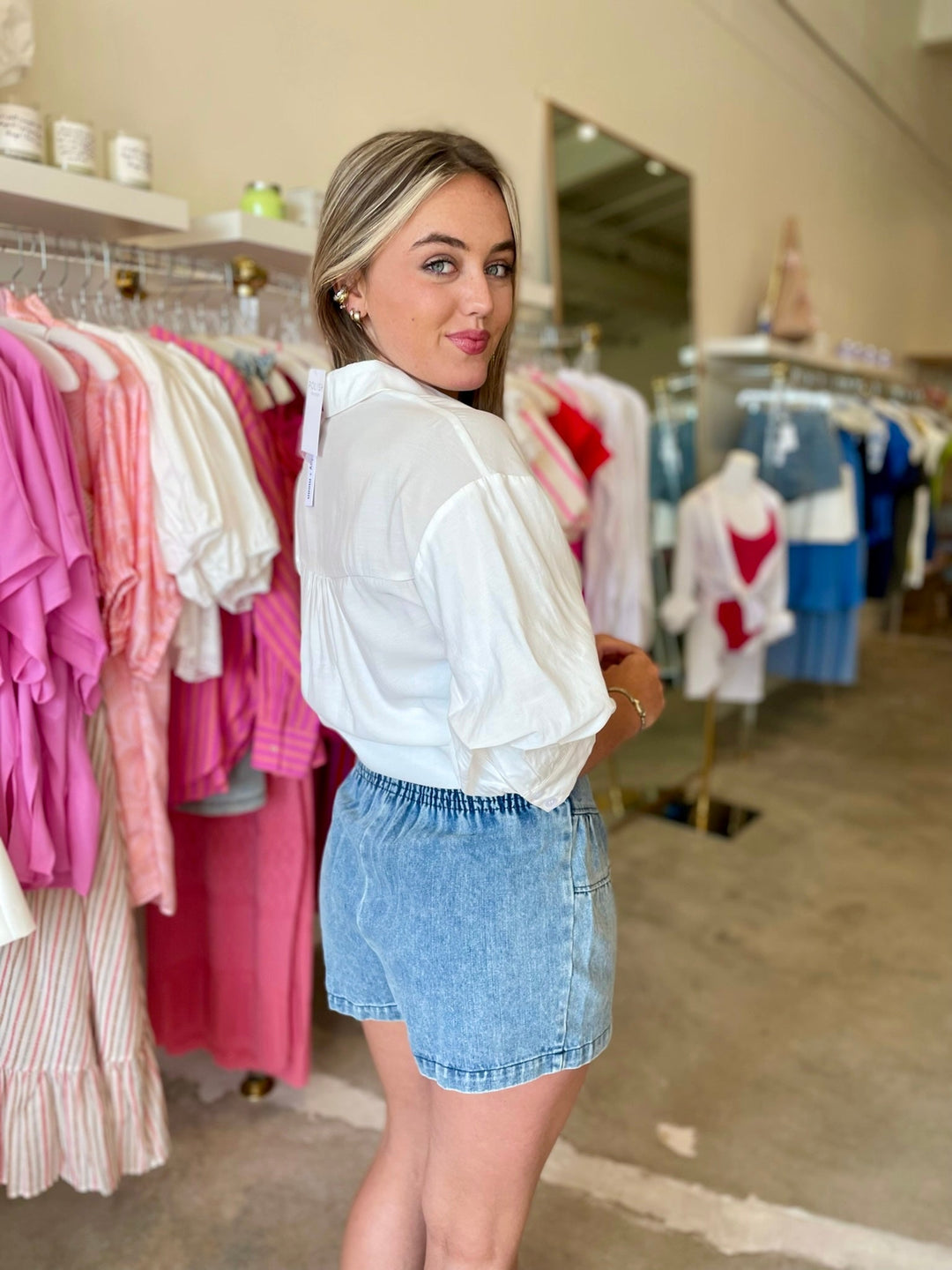 day + moonFleur Shorts - Polish Boutique
