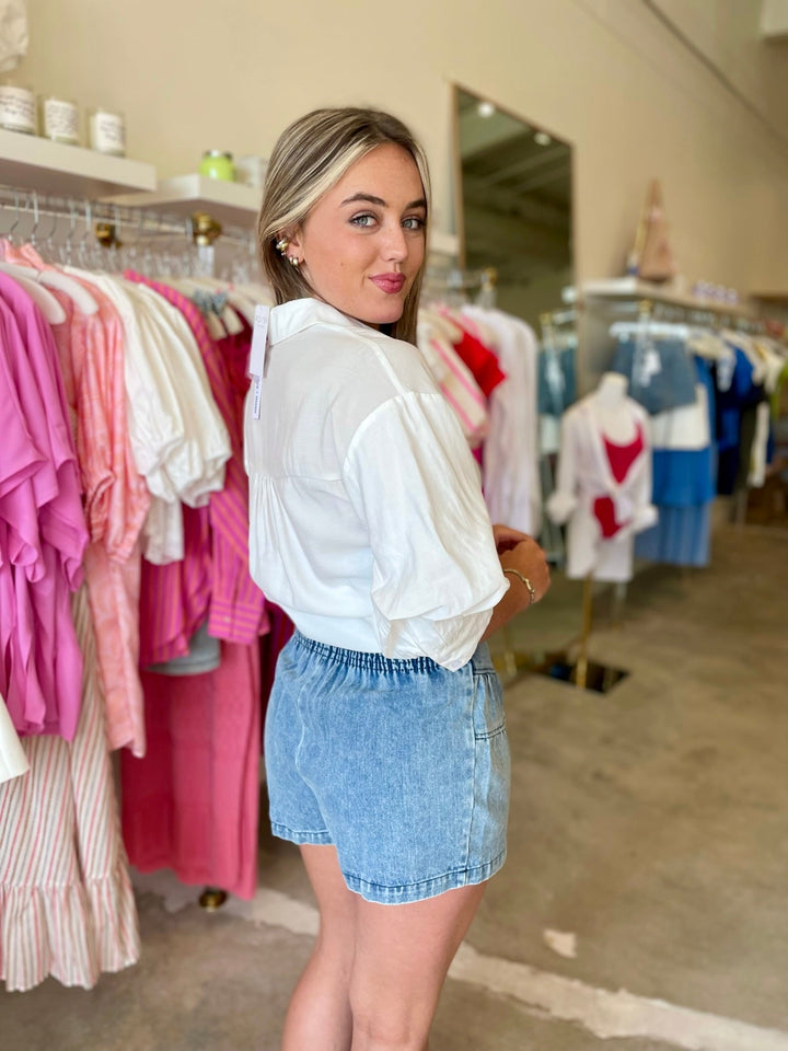 day + moonFleur Shorts - Polish Boutique