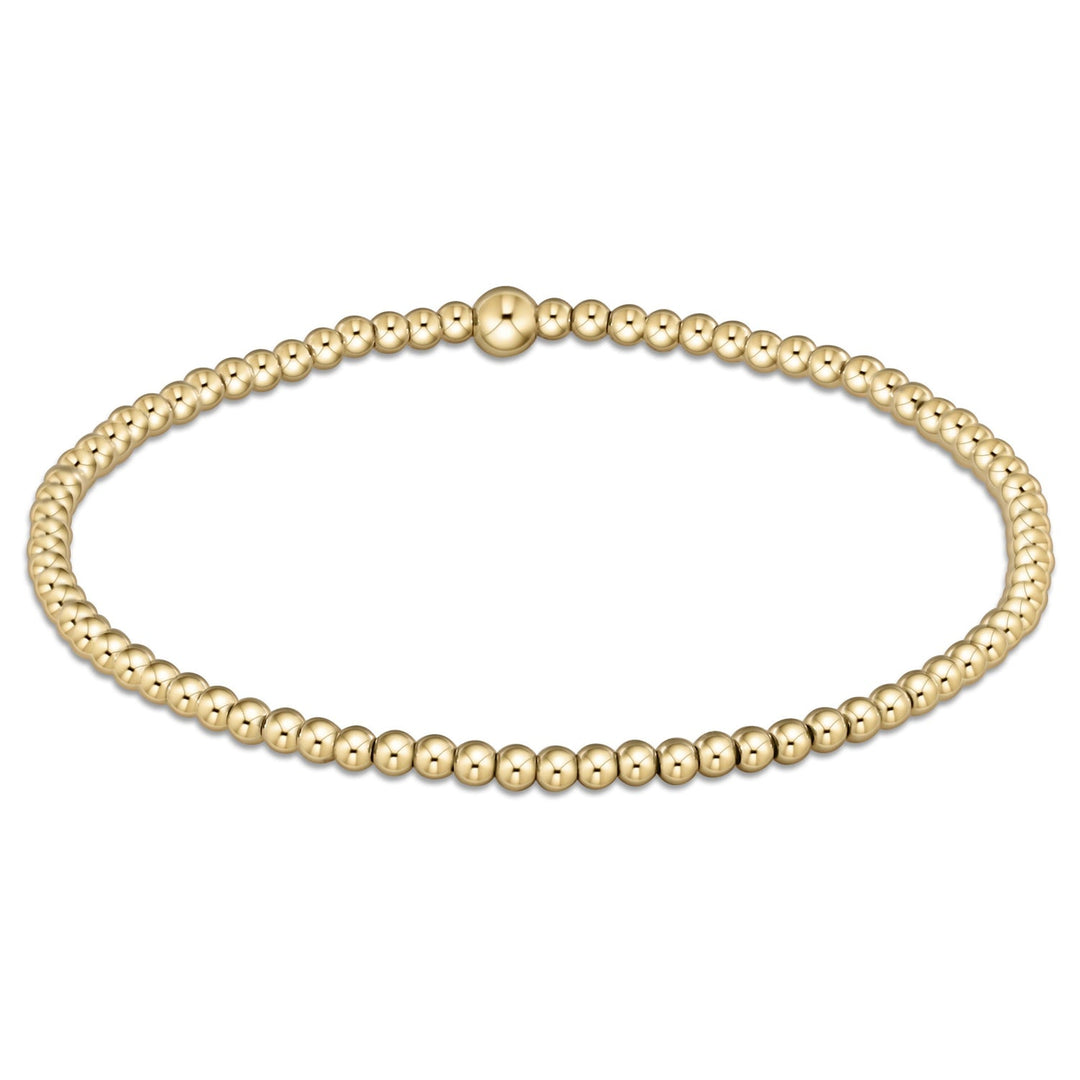 e. newtonClassic Gold 2.5mm Bracelet - Polish Boutique