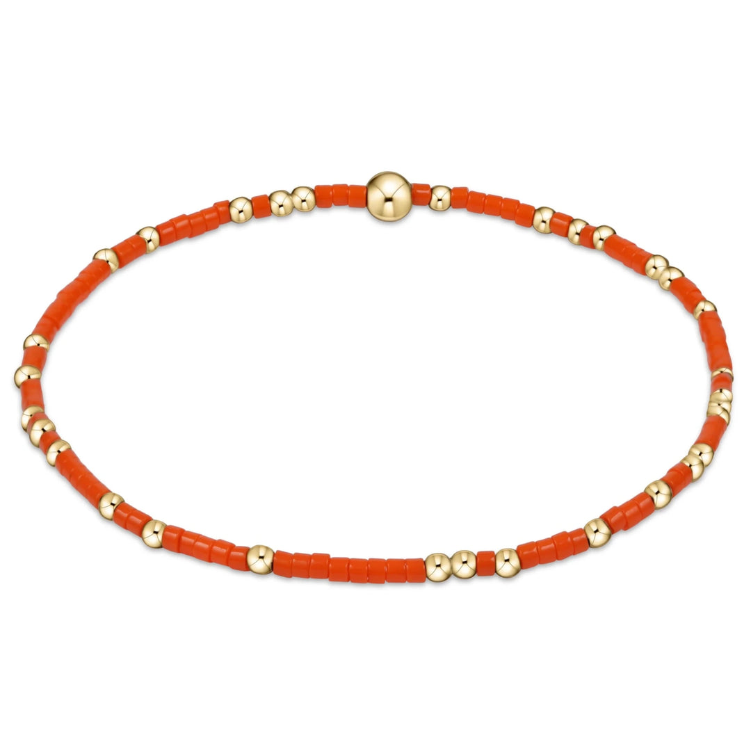 e. newtonGameday Hope Unwritten Bracelet - Bright Orange - Polish Boutique