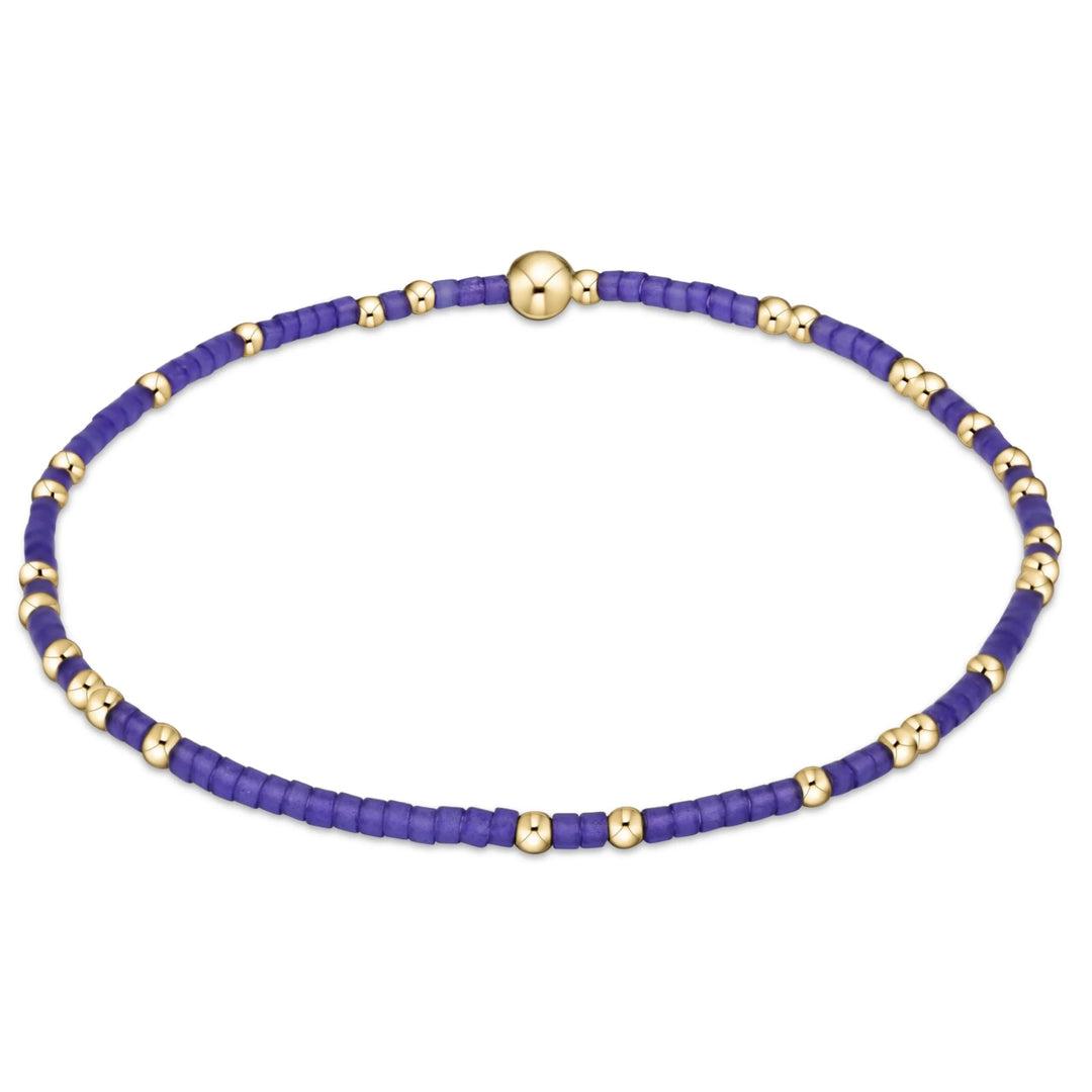 e. newtonGameday Hope Unwritten Bracelet - Deep Purple - Polish Boutique