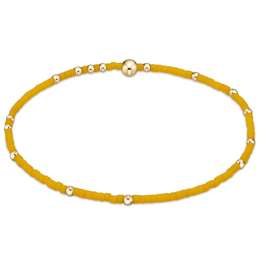 e. newtonGameday Hope Unwritten Bracelet - Golden Yellow - Polish Boutique