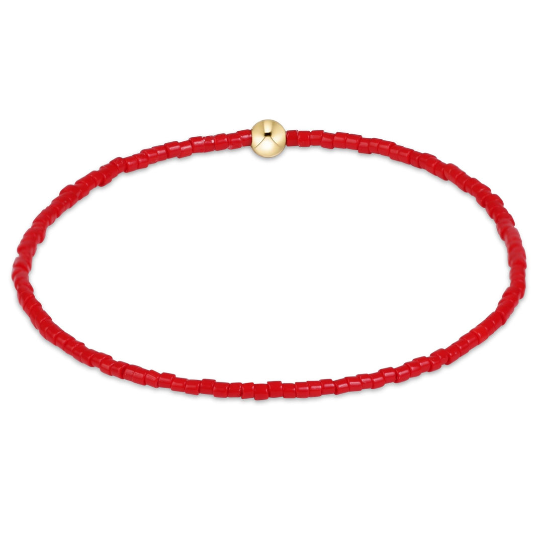 e. newtonHope Classic Bracelet, Bright Red - Polish Boutique