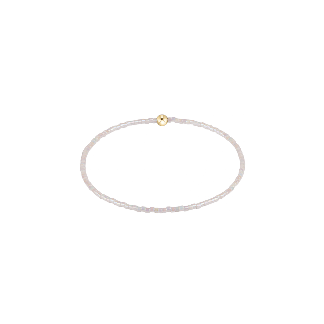 e. newtonHope Classic Bracelet - Silky White - Polish Boutique