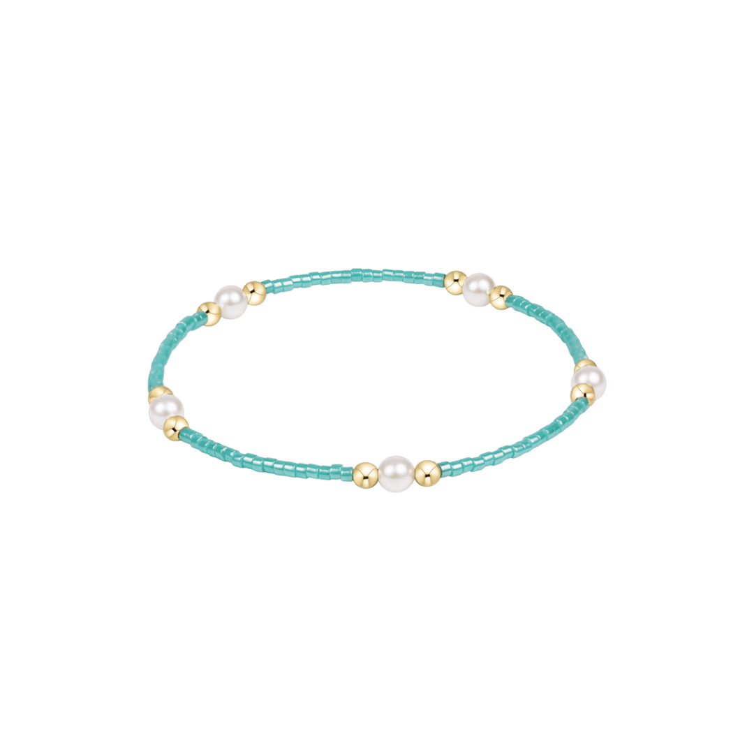 e. newtonHope Purpose Pearl Bracelet - Sea Glass - Polish Boutique