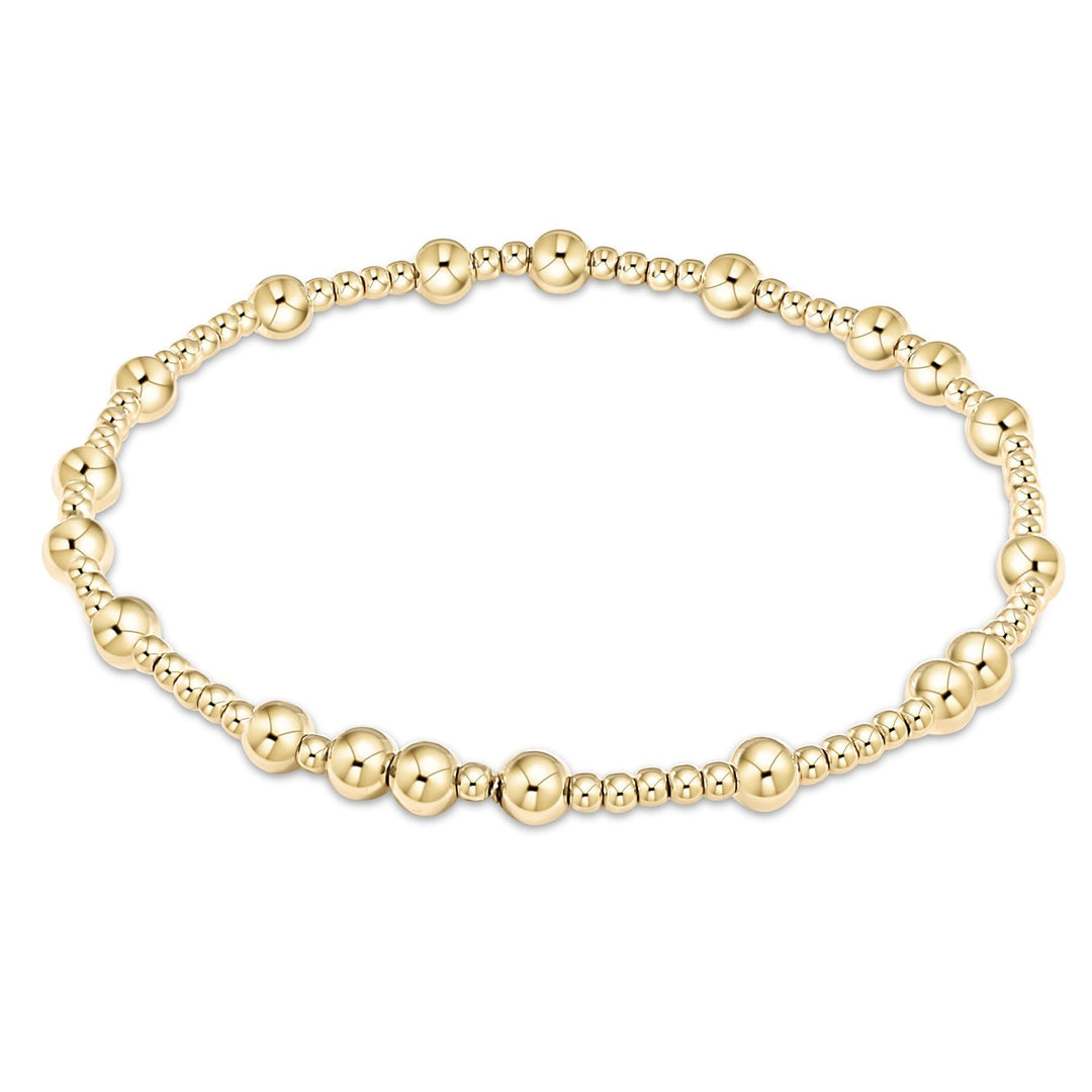 e. newtonHope Unwritten Gold 4mm Bracelet - Polish Boutique