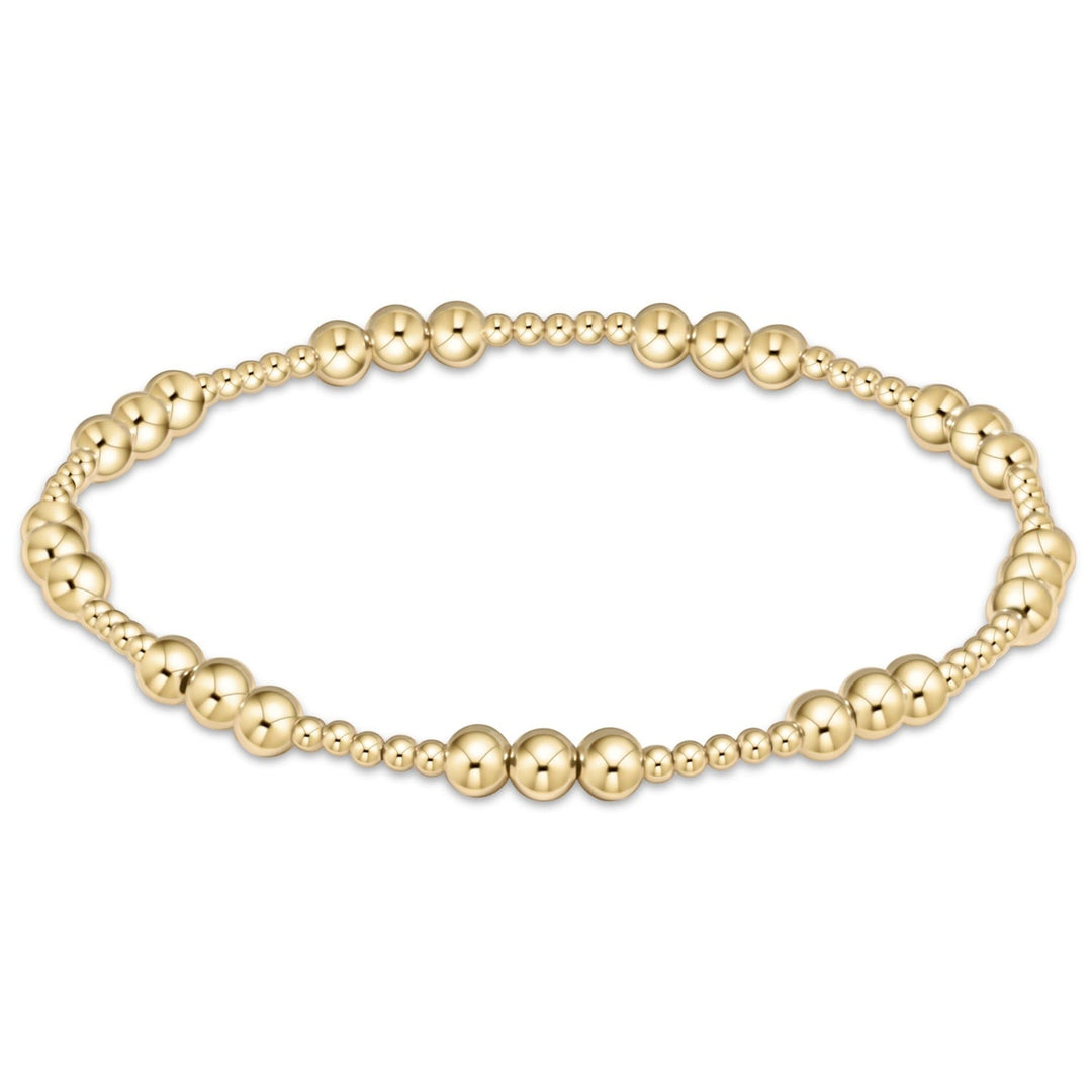 e. newtonJoy Gold 4mm Bracelet - Polish Boutique