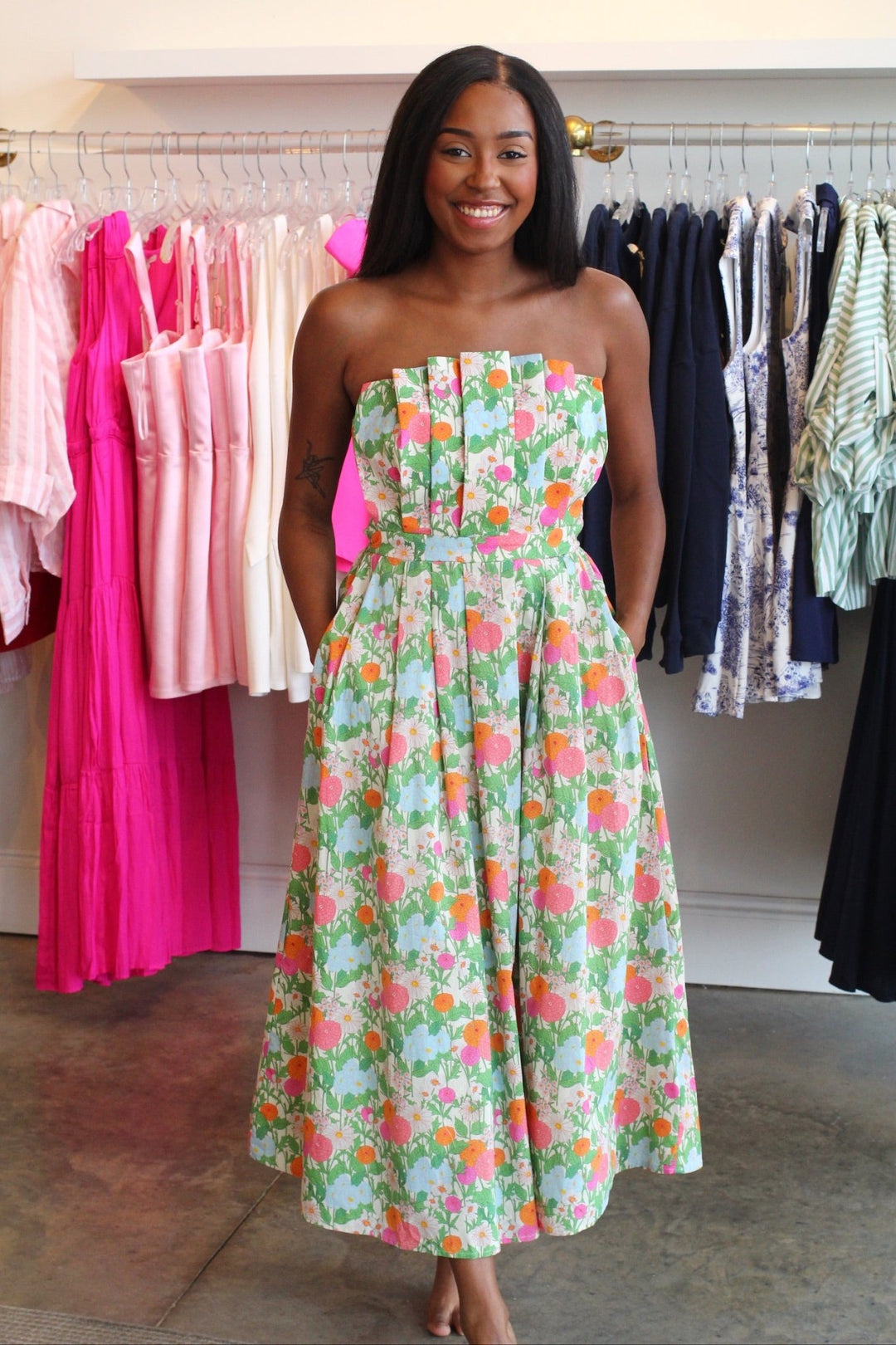 EntroMarigold Dress - Polish Boutique