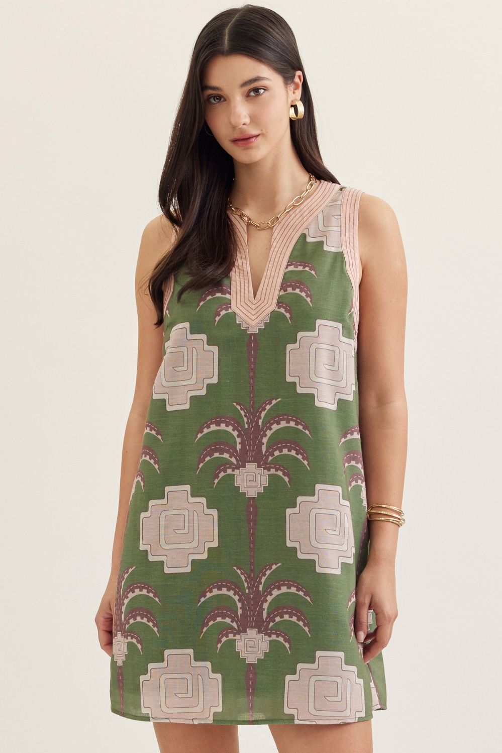 EntroPalm Dress - Polish Boutique