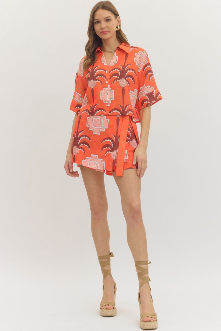 EntroPalm Skort Set - Polish Boutique