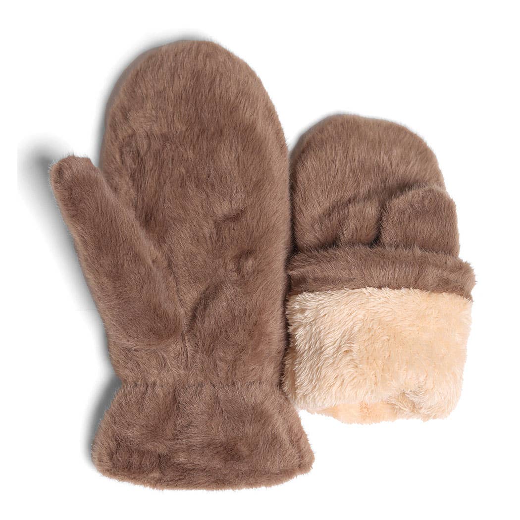 Fashion CityFur Mittens - Polish Boutique
