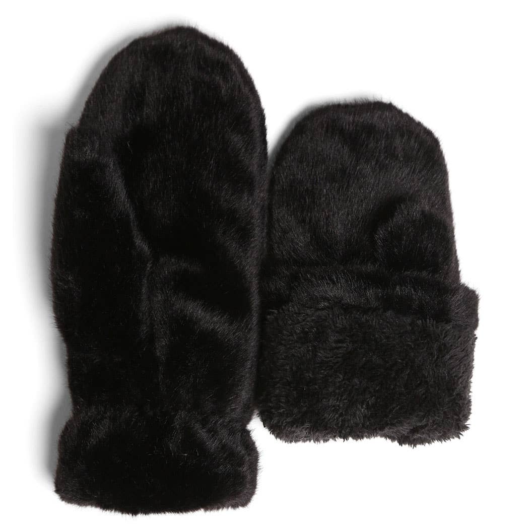 Fashion CityFur Mittens - Polish Boutique