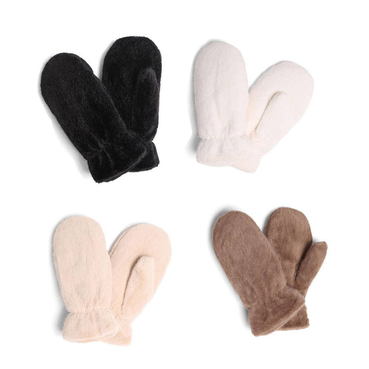 Fashion CityFur Mittens - Polish Boutique