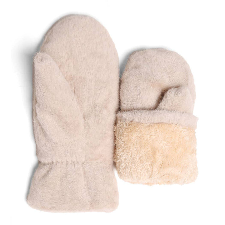 Fashion CityFur Mittens - Polish Boutique