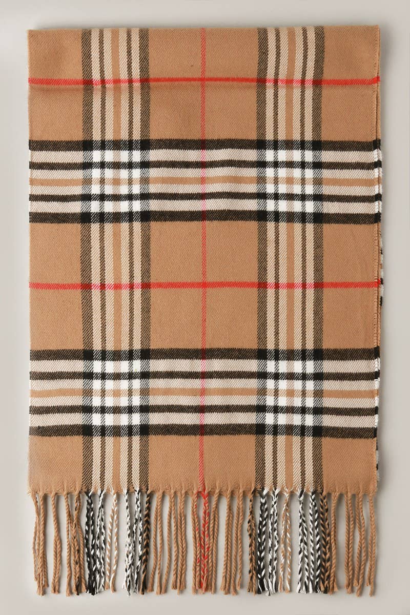 Fashion CityPlaid Scarf - Polish Boutique