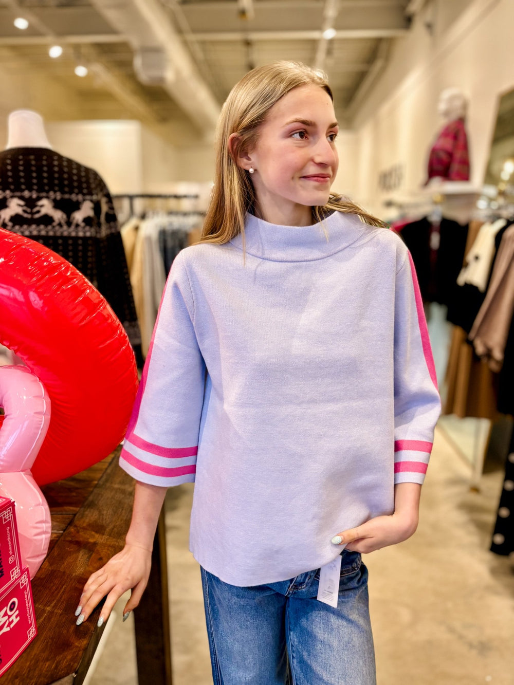 FateCollins Stripe Sweater - Polish Boutique