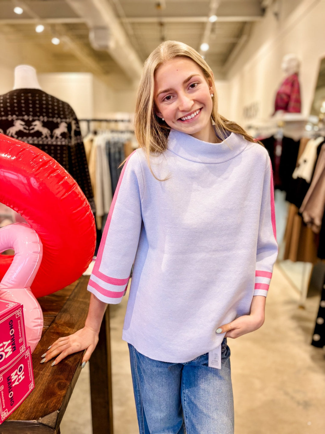 FateCollins Stripe Sweater - Polish Boutique