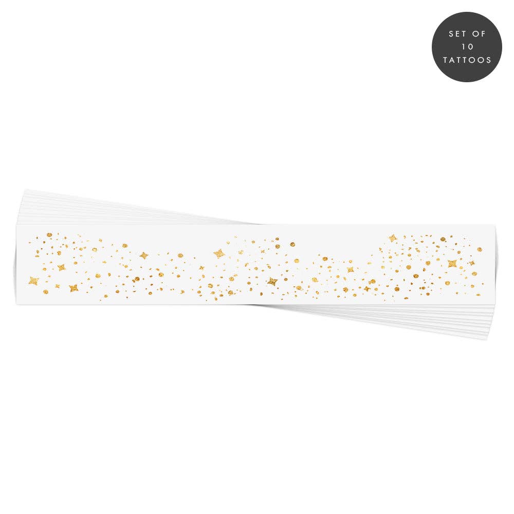 Flash TattoosGold Freckles Tattoo Pack - Polish Boutique