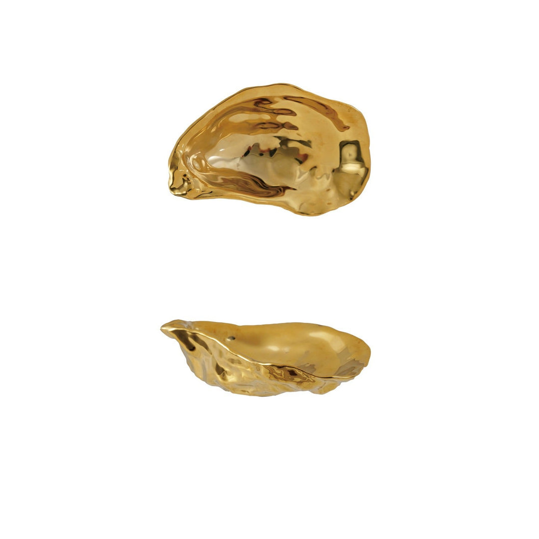 Hazel MazelGold Oyster Dish - Polish Boutique