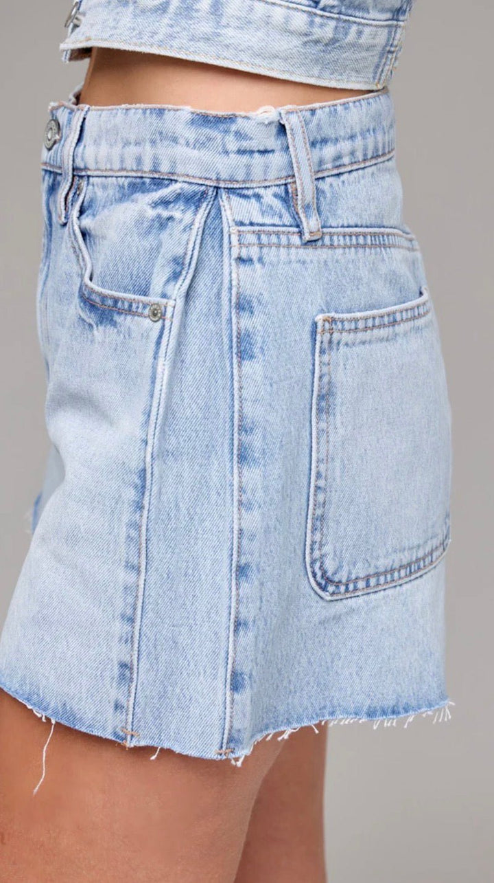 Hidden JeansAva Denim Short - Polish Boutique