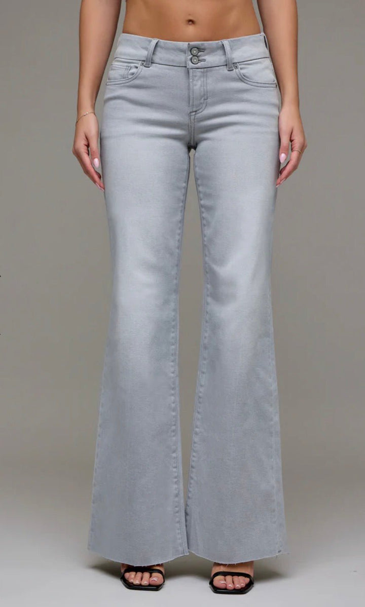 Hidden JeansLight Grey Denim - Polish Boutique
