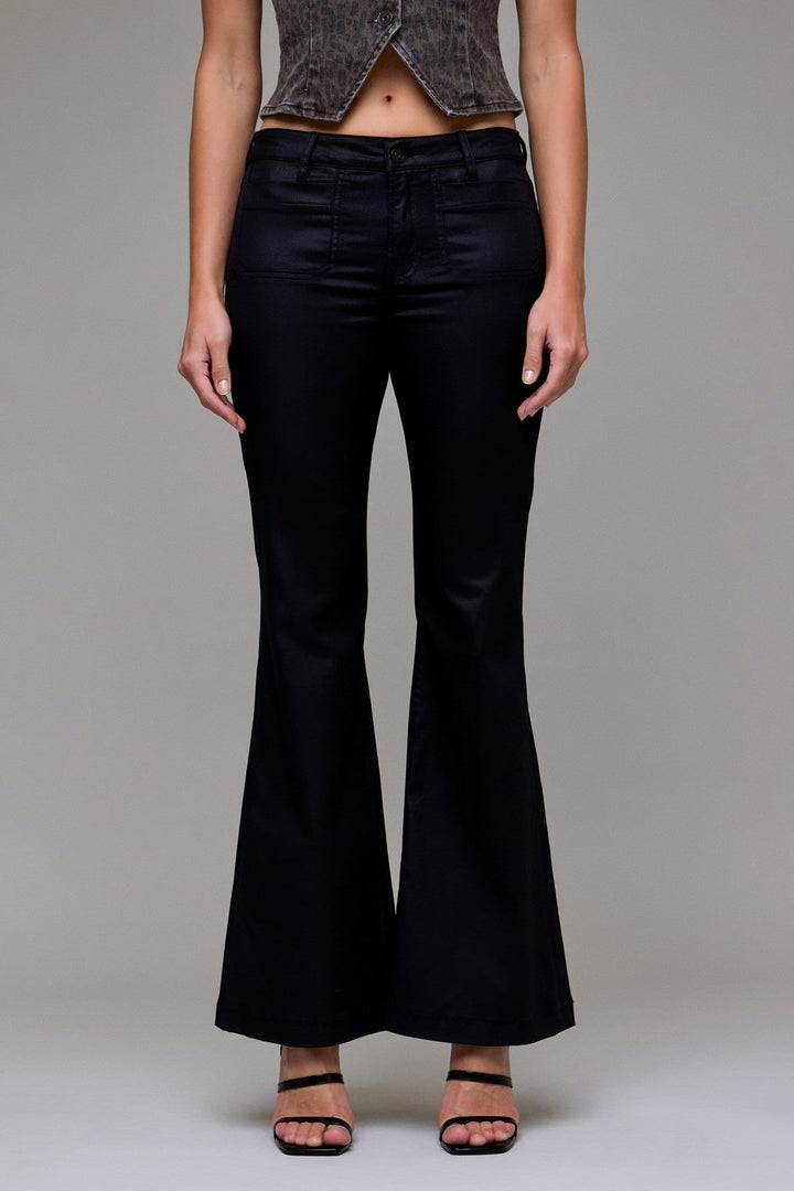 HiddenHappi Coated Jean - Polish Boutique