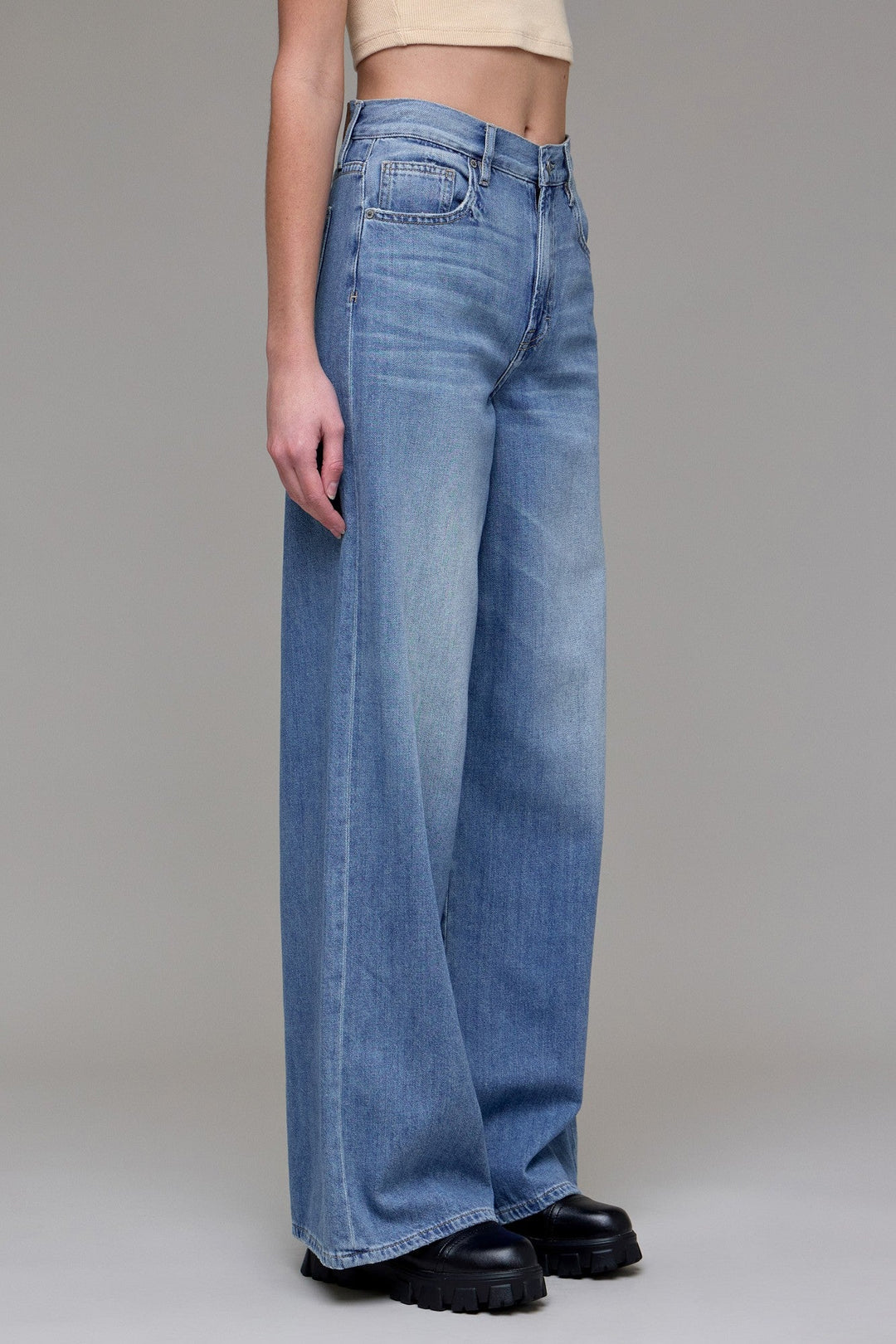HiddenNori Wide Leg Jean - Polish Boutique