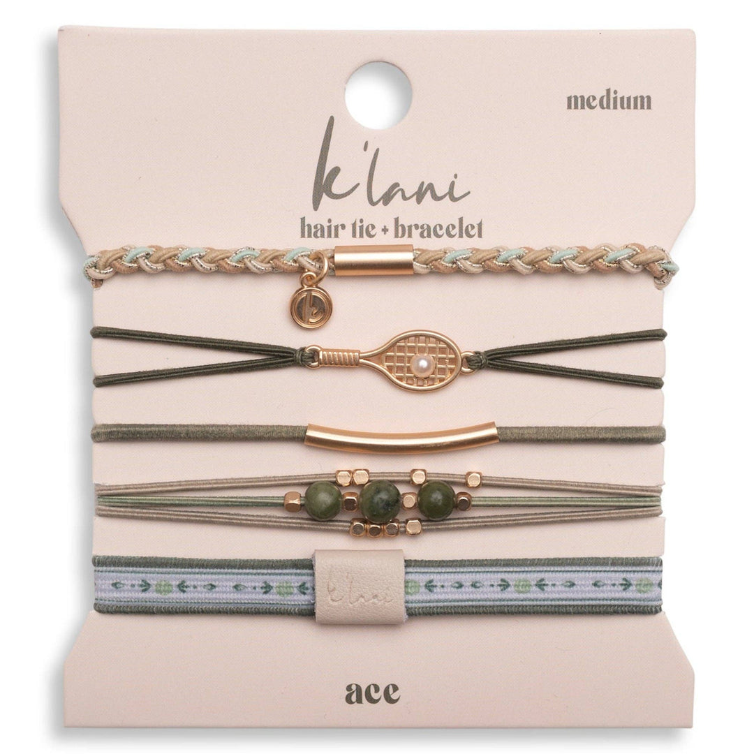 K'lani hair tie bracelets"Ace" Hair Tie Bracelets - Polish Boutique