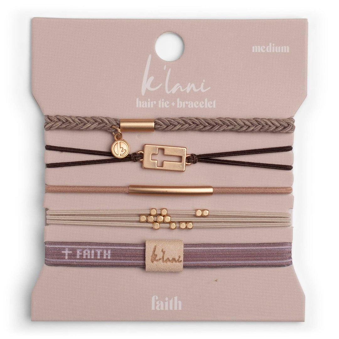 K'lani"Faith" Hair Tie Bracelets - Polish Boutique