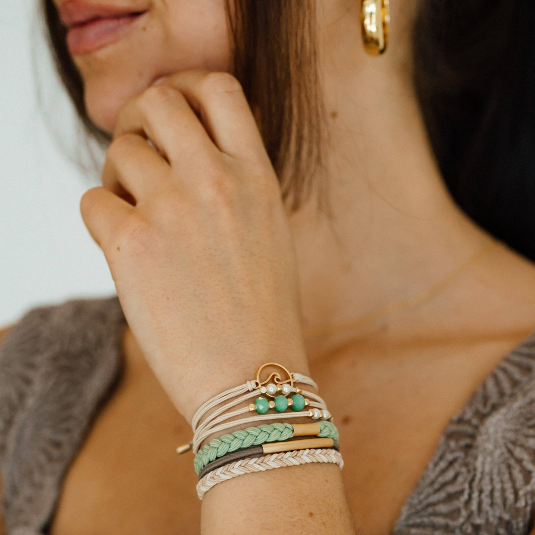 K'lani"Reflect" Hair Tie Bracelets - Polish Boutique