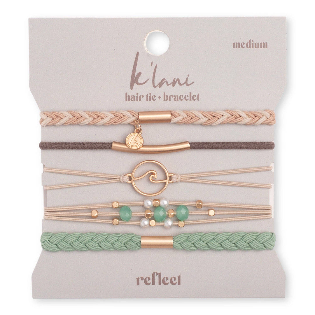 K'lani"Reflect" Hair Tie Bracelets - Polish Boutique