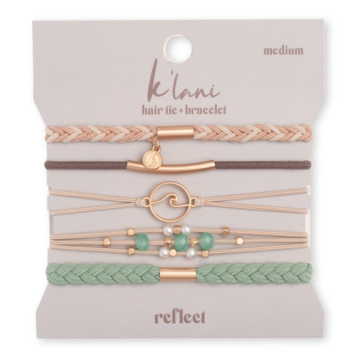 K'lani"Reflect" Hair Tie Bracelets - Polish Boutique