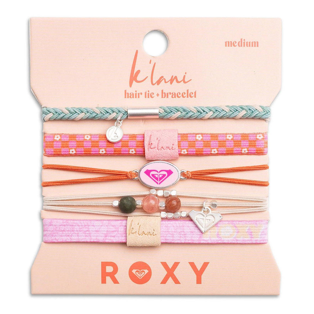 K'laniRoxy Pink Tropics Hair Tie Bracelets - Polish Boutique