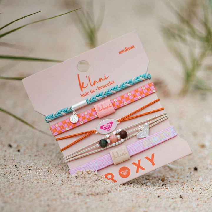 K'laniRoxy Pink Tropics Hair Tie Bracelets - Polish Boutique