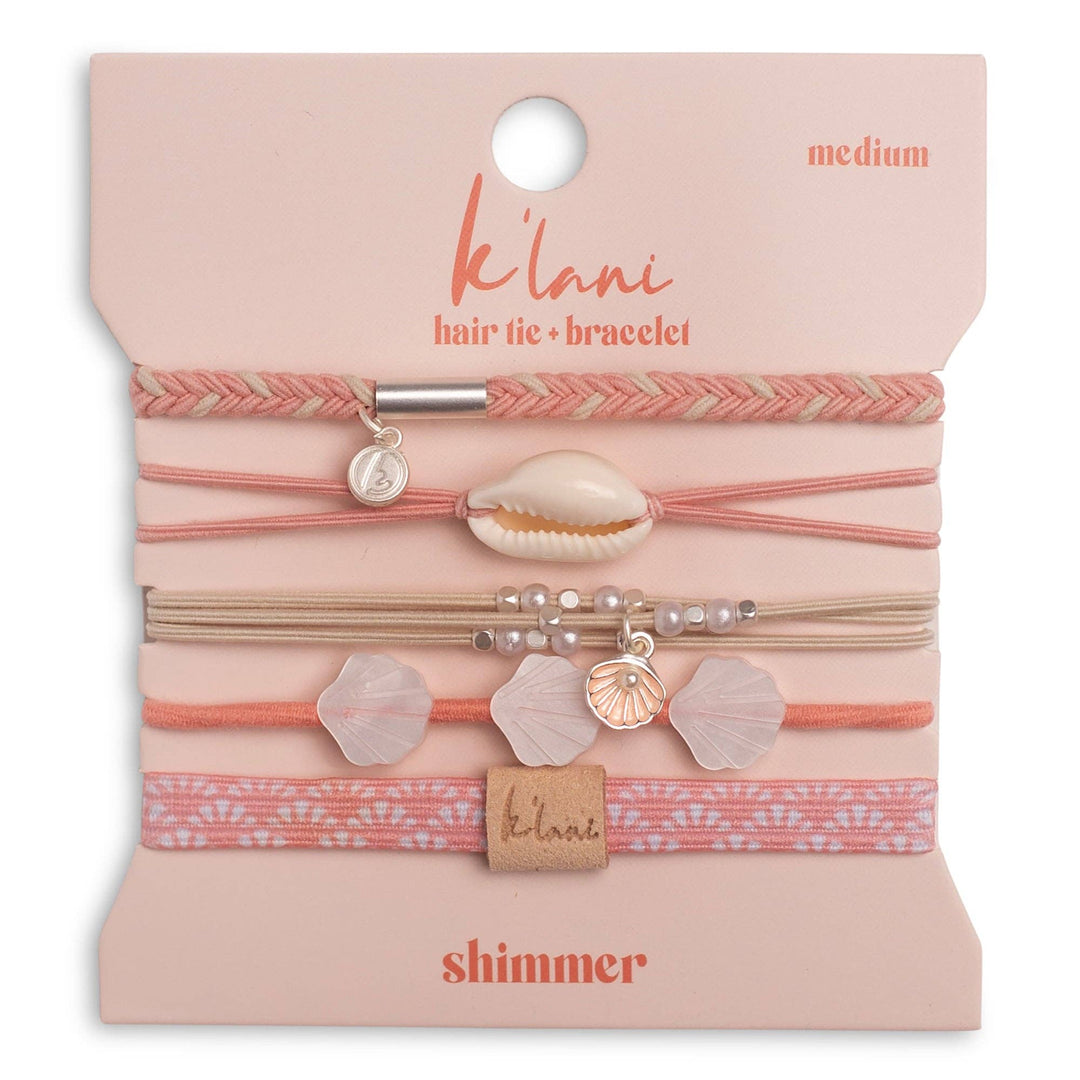 K'lani"Shimmer"Hair Tie Bracelets - Polish Boutique