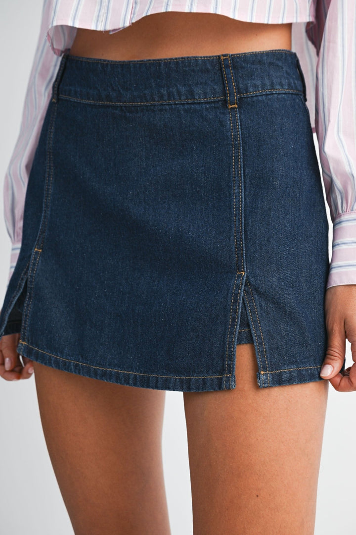 MableDenim Skort - Polish Boutique