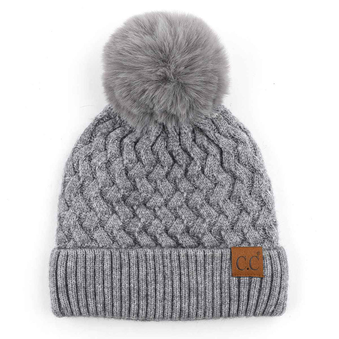 MiMi WholesaleCable Knit Beanie - Polish Boutique