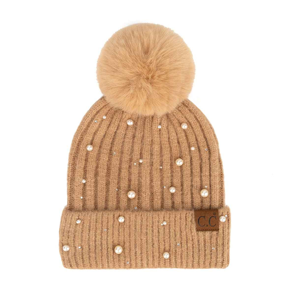 MiMi WholesalePearl Beanie - Polish Boutique