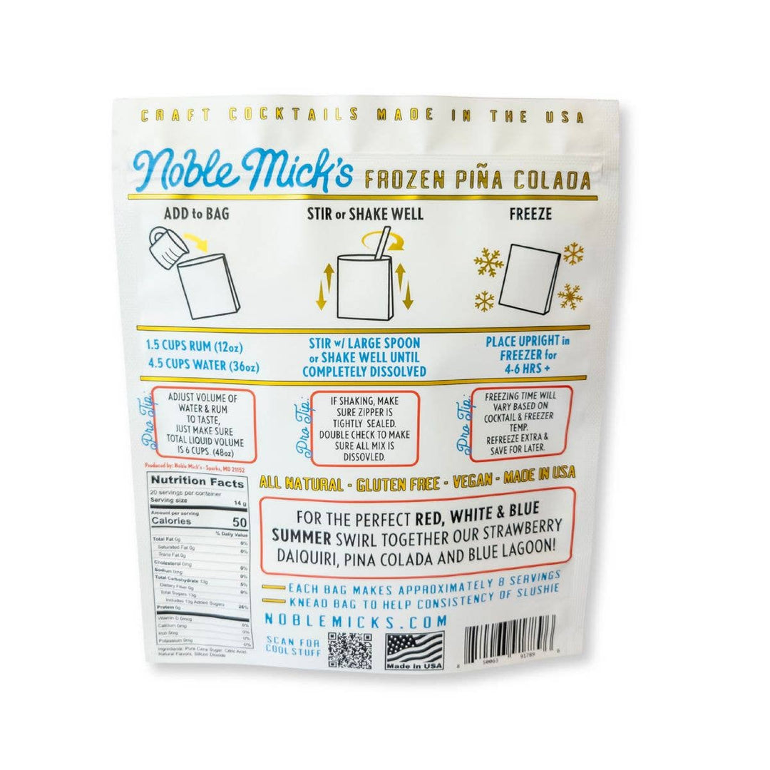 Noble Mick'sPina Colada Frozen Cocktail Mix - Polish Boutique