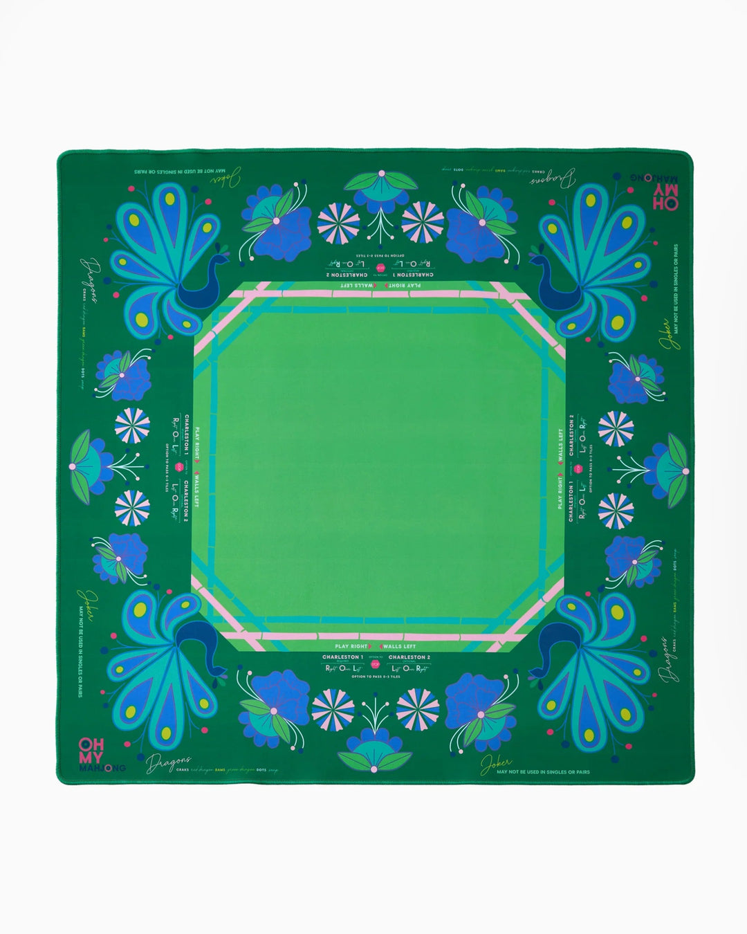 Oh My MahjongBirdie Mahjong Mat - Polish Boutique