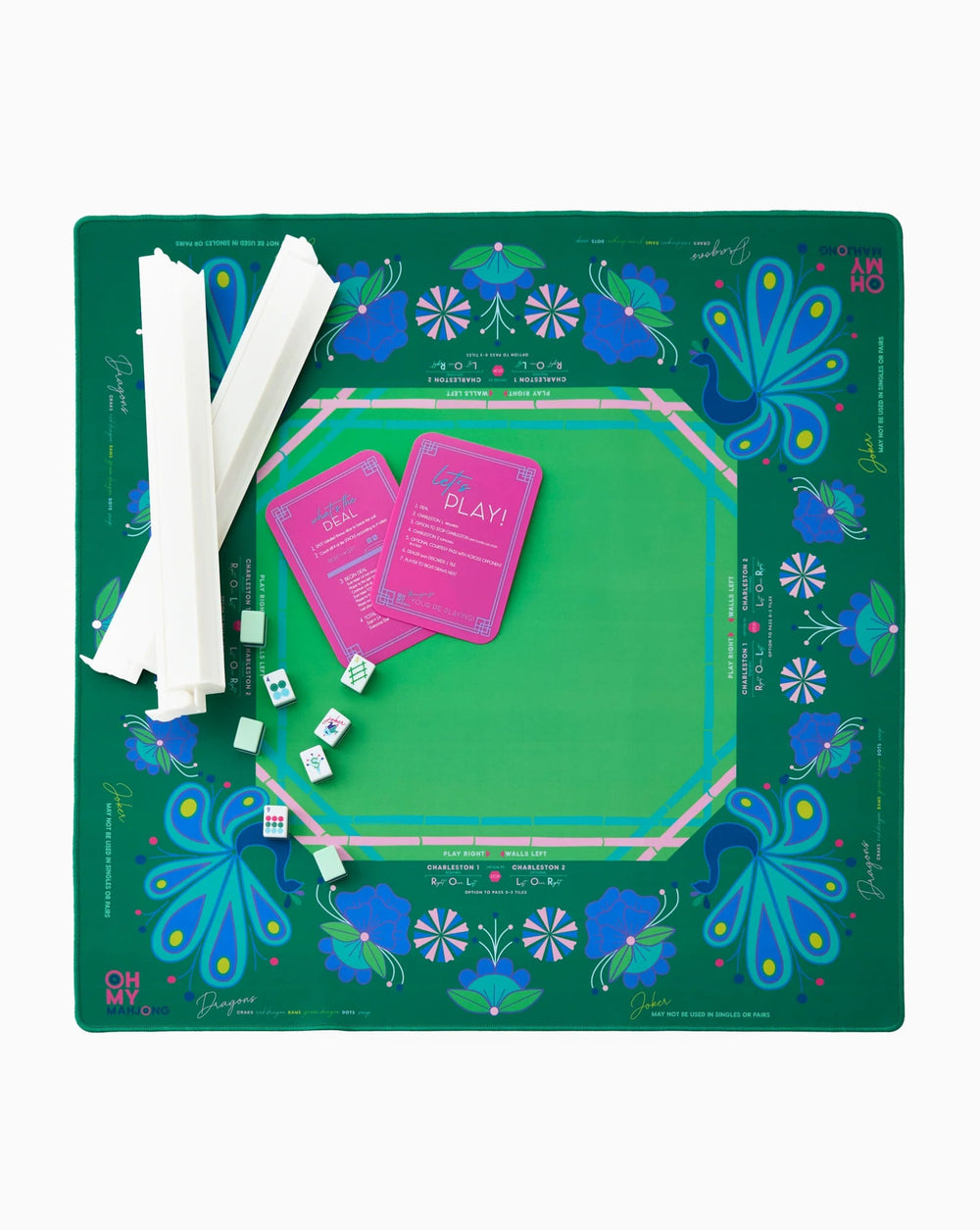 Oh My MahjongBirdie Mahjong Mat - Polish Boutique
