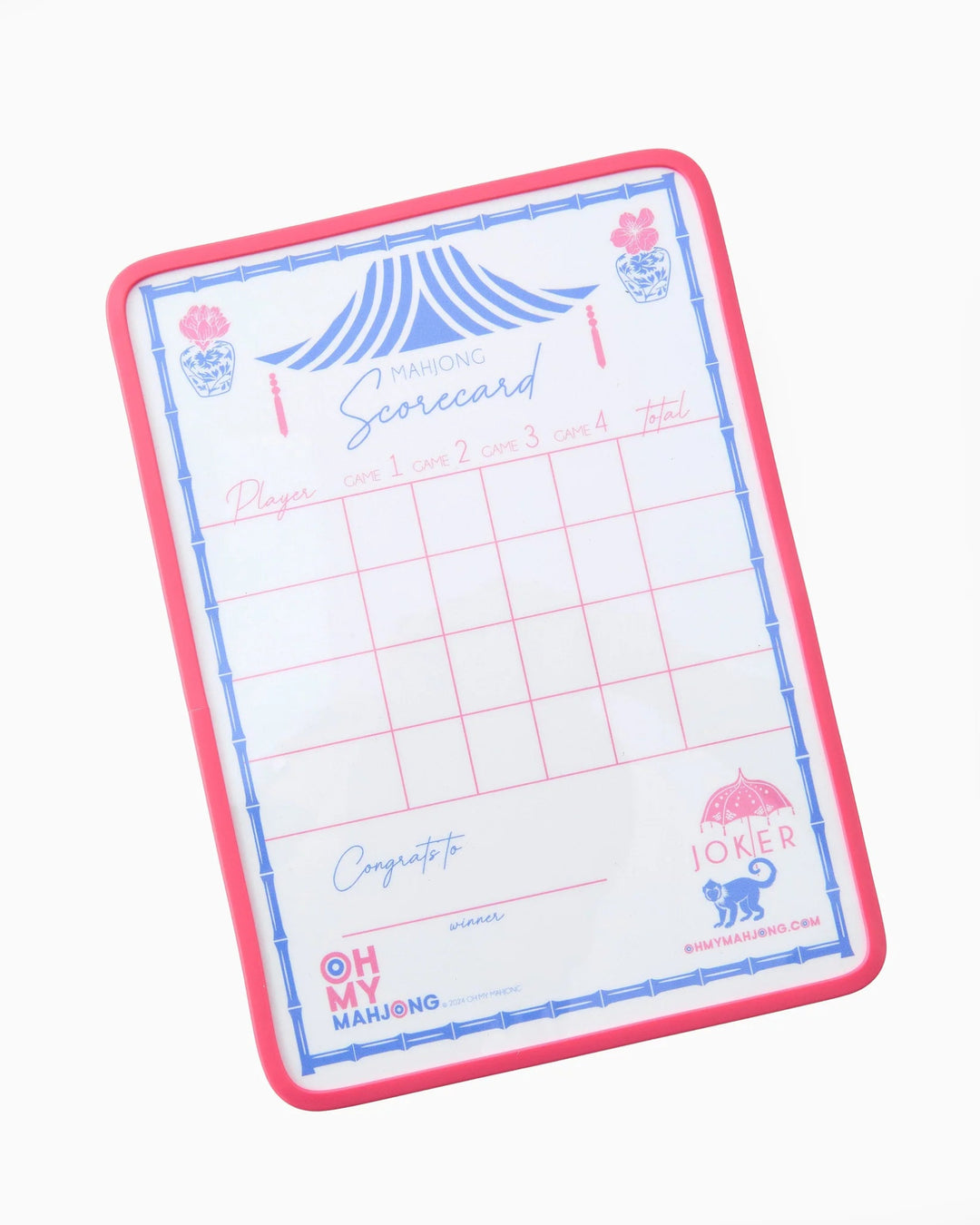 Oh My MahjongMahjong Scorecard - Polish Boutique
