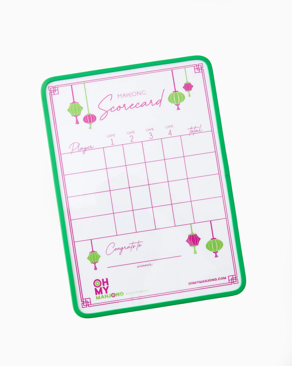 Oh My MahjongMahjong Scorecard - Polish Boutique
